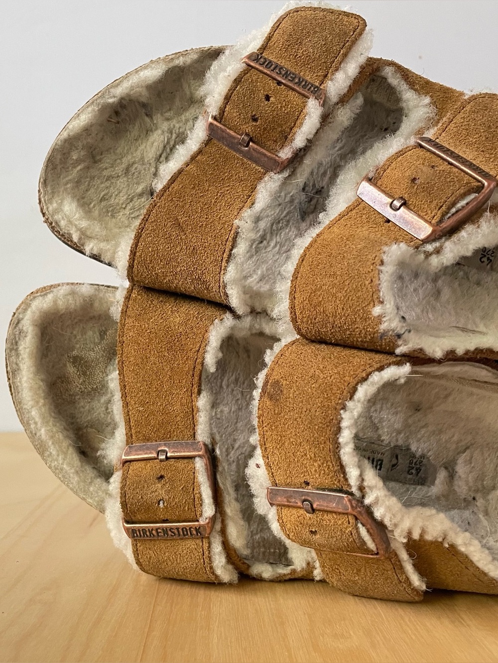 Birkenstock Arizona Shearling Sandals | EU 42 - Picture 6 of 9